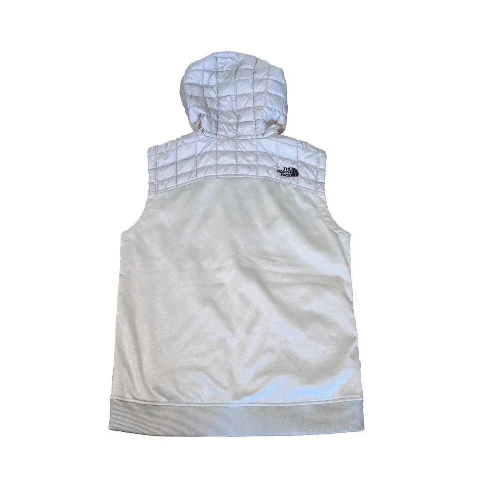 The North Face Kilowatt Gray‎ Thermoball Hooded Vest Men's Sz M EUC